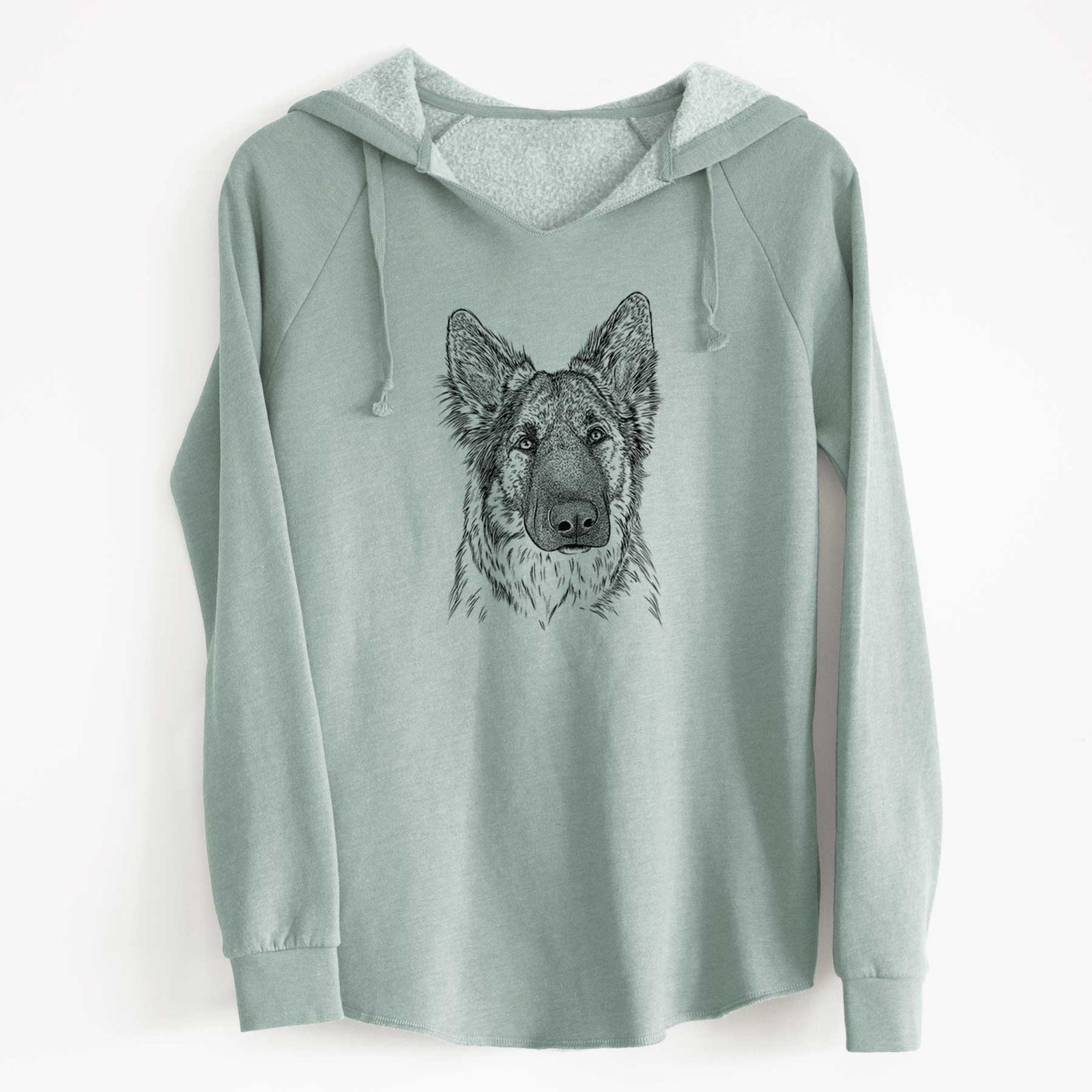 Bare Geddy the Shiloh Shepherd - Cali Wave Hooded Sweatshirt