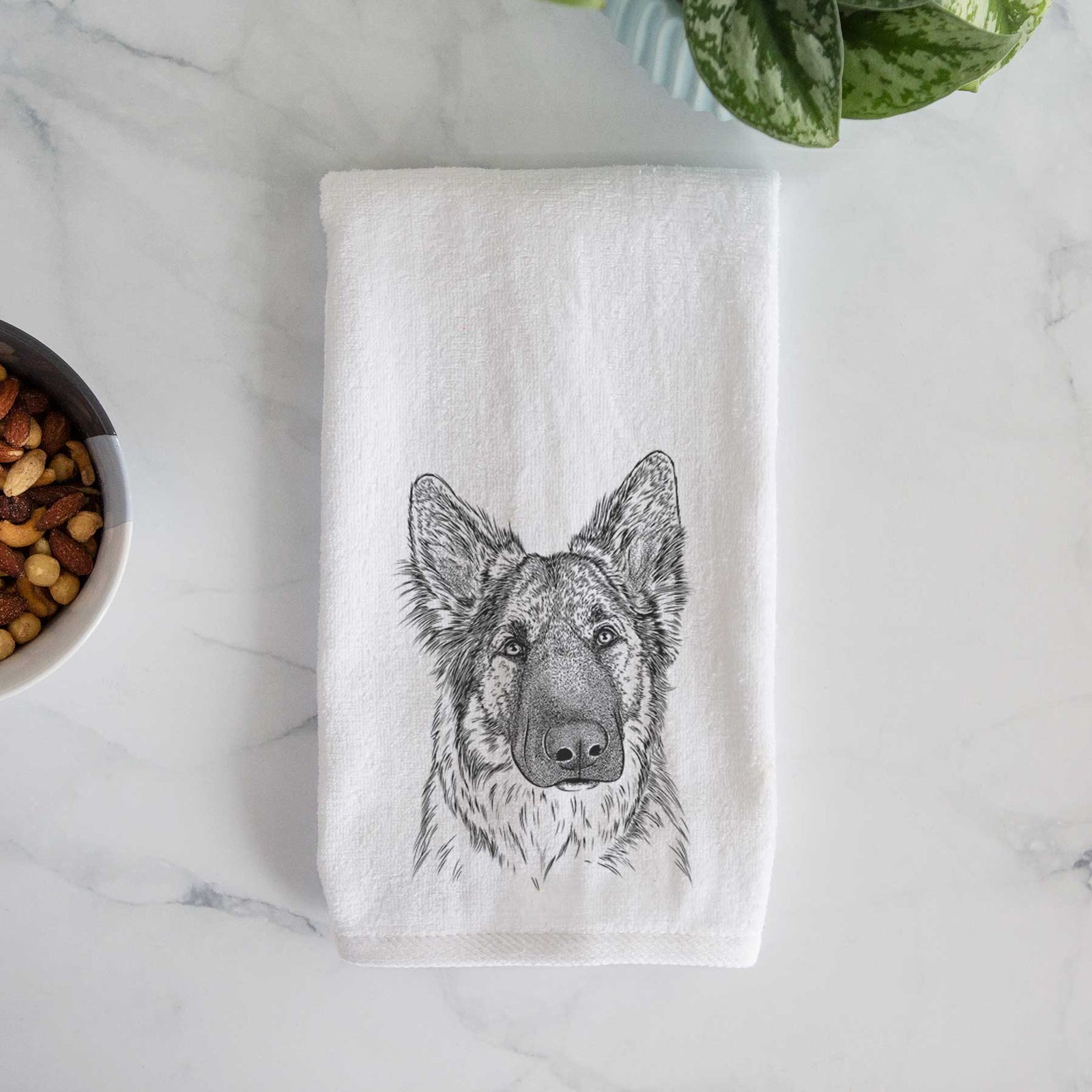 Geddy the Shiloh Shepherd Decorative Hand Towel