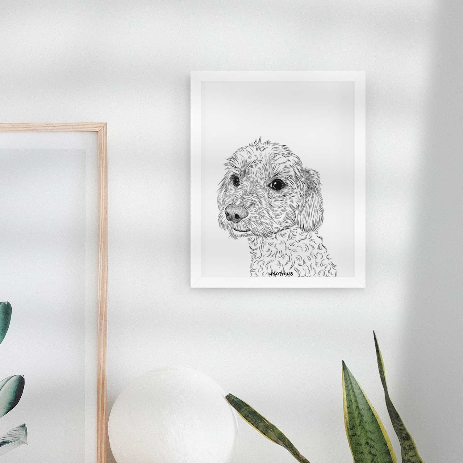 Georgie Boy the Mixed Breed Art Print