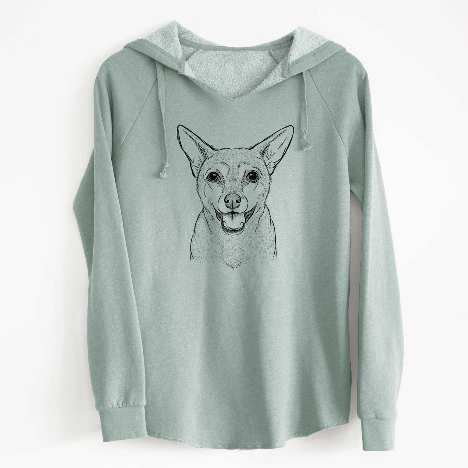 Bare Georgie the Chiweenie - Cali Wave Hooded Sweatshirt