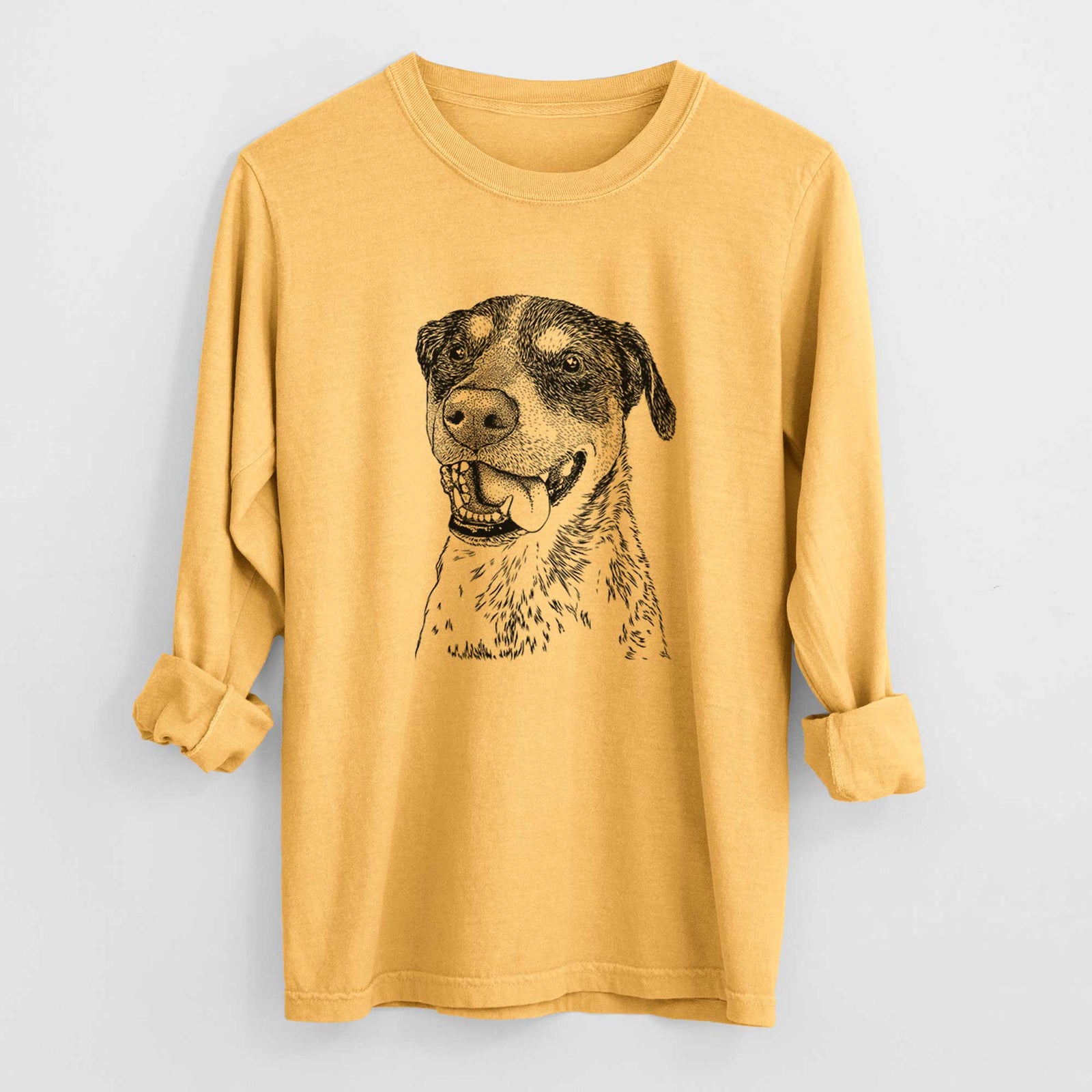 Bare Gerti the Mixed Breed - Heavyweight 100% Cotton Long Sleeve