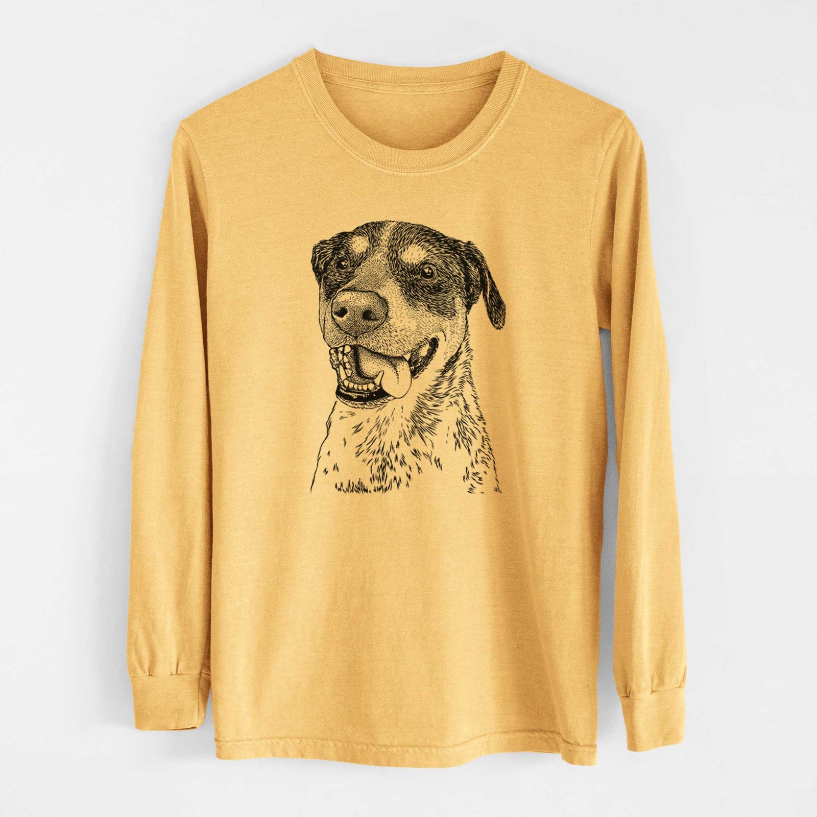 Bare Gerti the Mixed Breed - Heavyweight 100% Cotton Long Sleeve