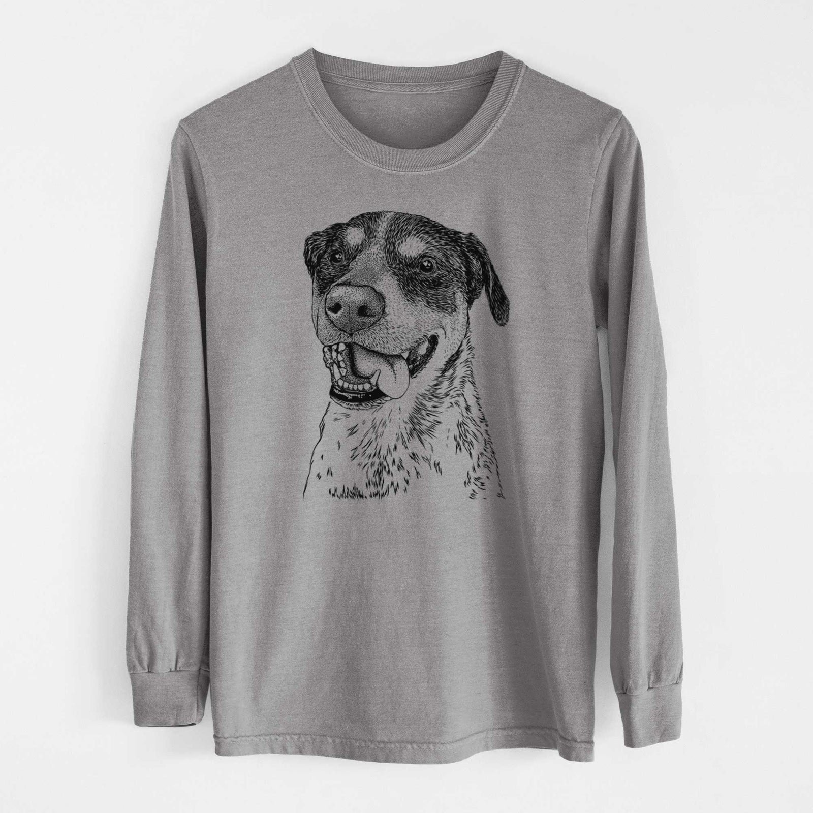 Bare Gerti the Mixed Breed - Heavyweight 100% Cotton Long Sleeve