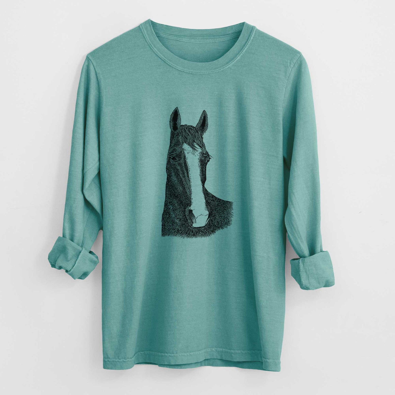 Bare Gibson the Tennessee Walking Horse - Heavyweight 100% Cotton Long Sleeve