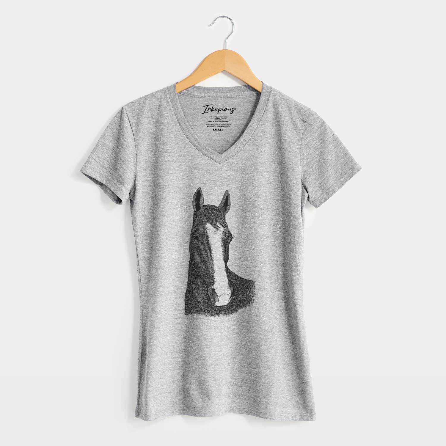 Bare Gibson the Tennessee Walking Horse - Women's V-neck Shirt