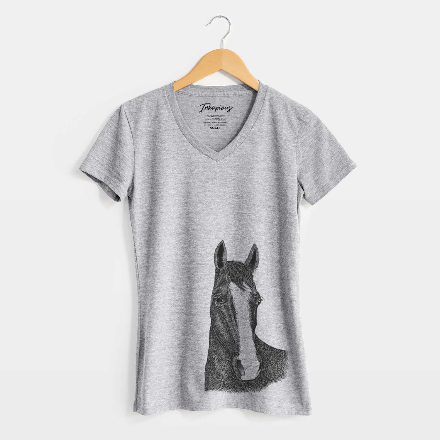 Bare Gibson the Tennessee Walking Horse - Women's V-neck Shirt