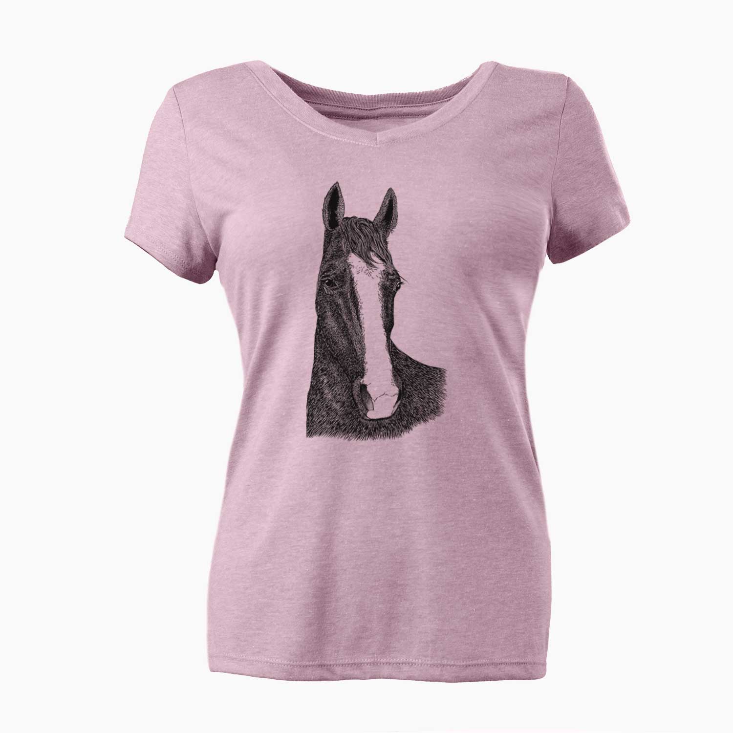 Bare Gibson the Tennessee Walking Horse - Women's V-neck Shirt