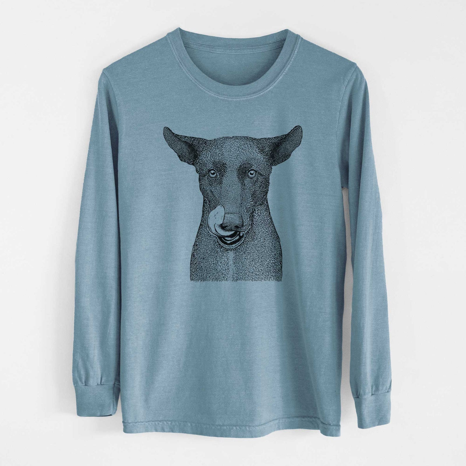 Bare Gidget the Mexican Street Dog - Heavyweight 100% Cotton Long Sleeve