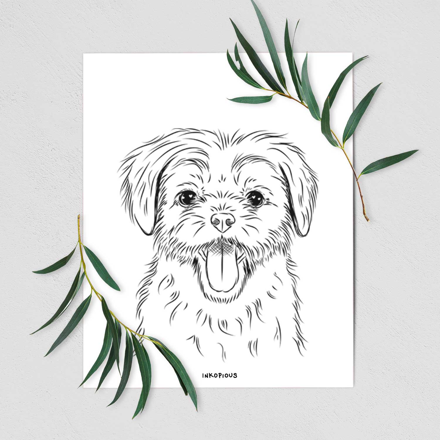 Gizmo the Maltese Art Print