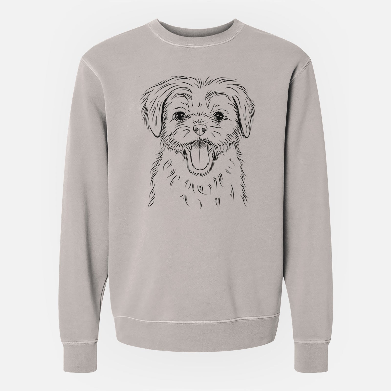 Bare Gizmo the Maltese - Unisex Pigment Dyed Crew Sweatshirt