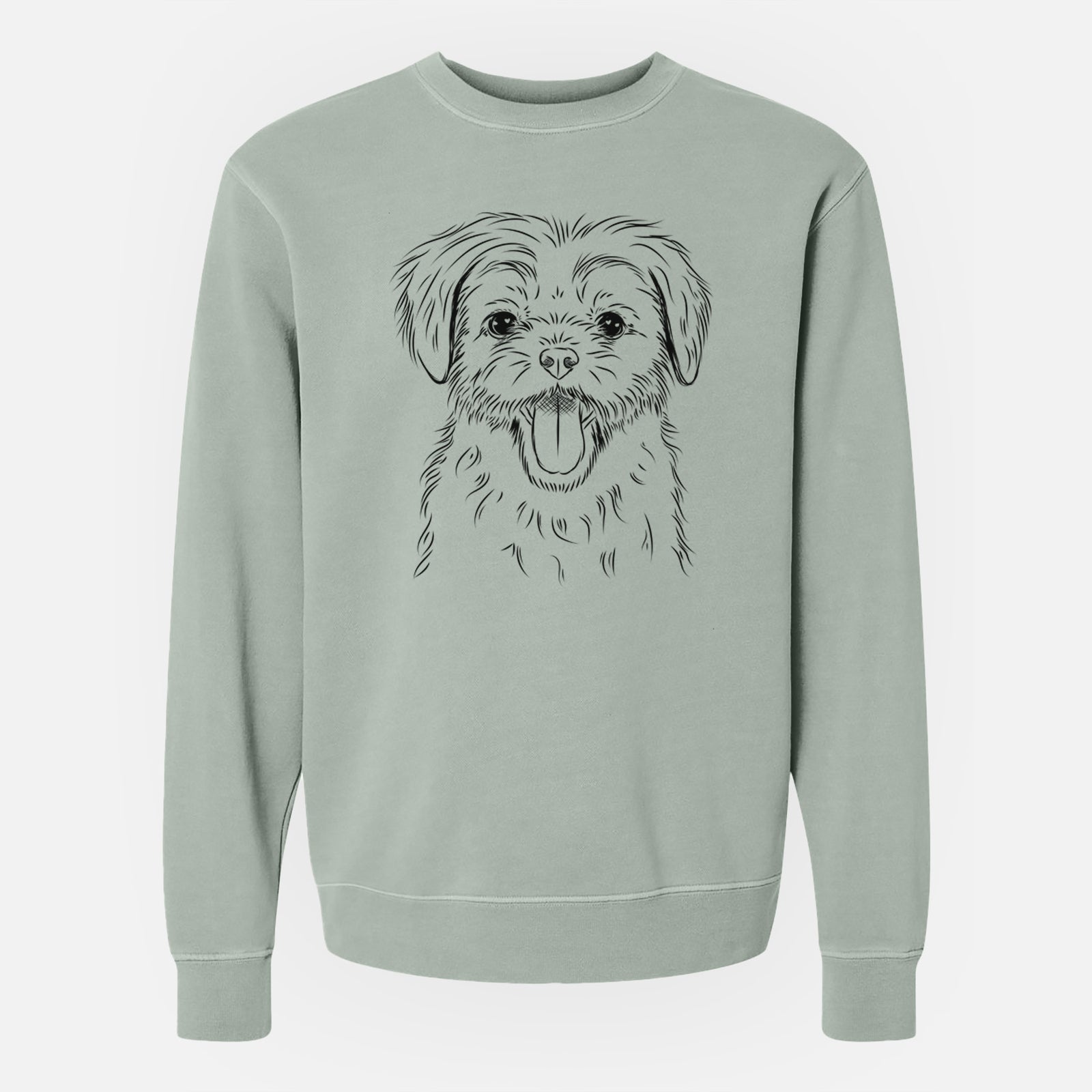 Bare Gizmo the Maltese - Unisex Pigment Dyed Crew Sweatshirt