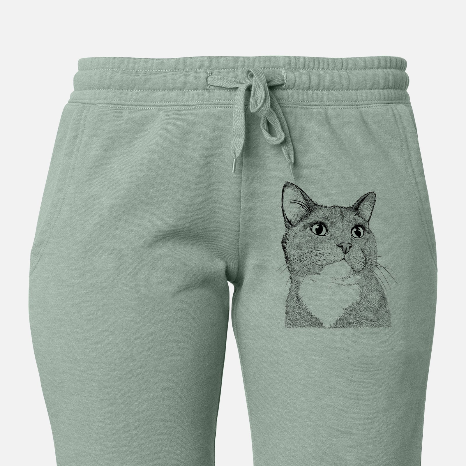 Gizmo the Grey Cat - Women's Cali Wave Joggers
