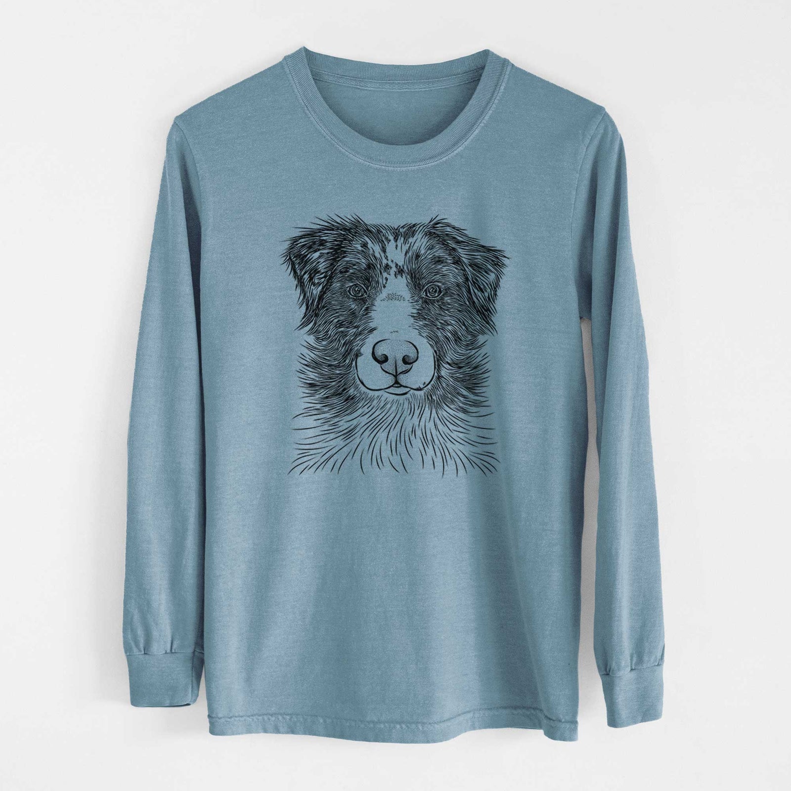 Bare Gram the Australian Shepherd - Heavyweight 100% Cotton Long Sleeve