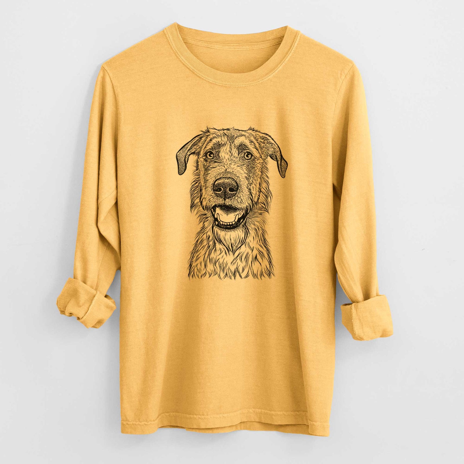Bare Griffin the Irish Wolfhound - Heavyweight 100% Cotton Long Sleeve