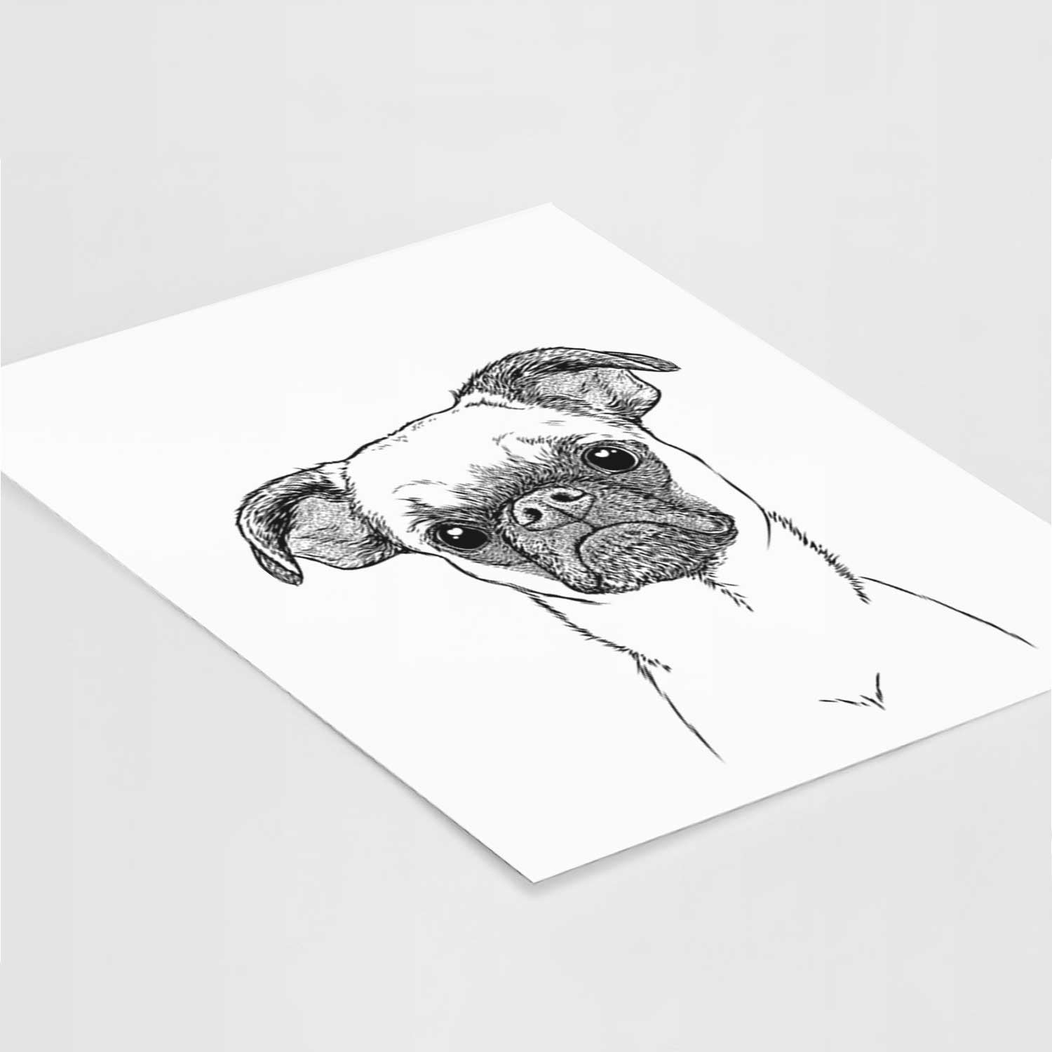 Groot the Brussels Griffon Art Print