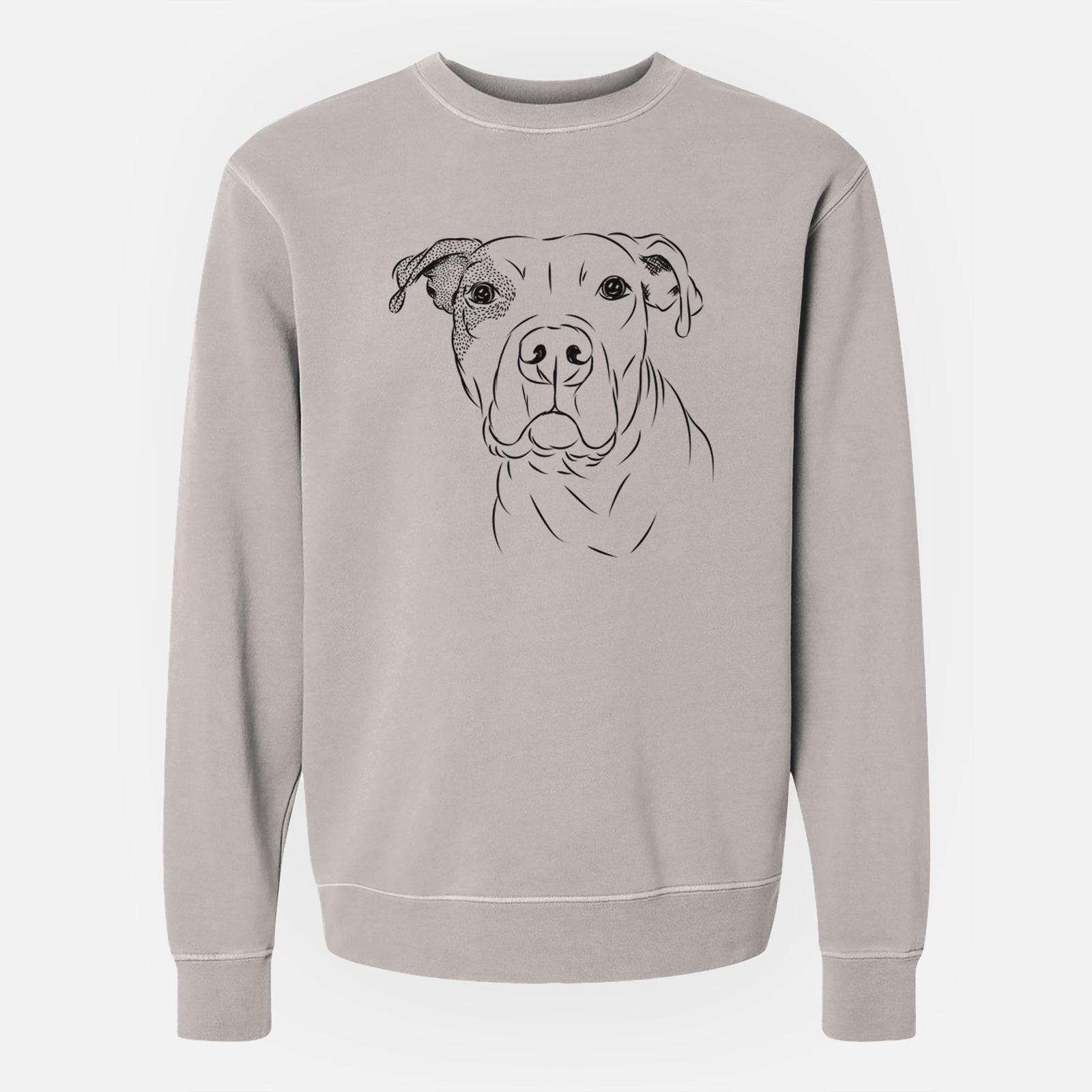 Bare Gummy the Pitbull - Unisex Pigment Dyed Crew Sweatshirt