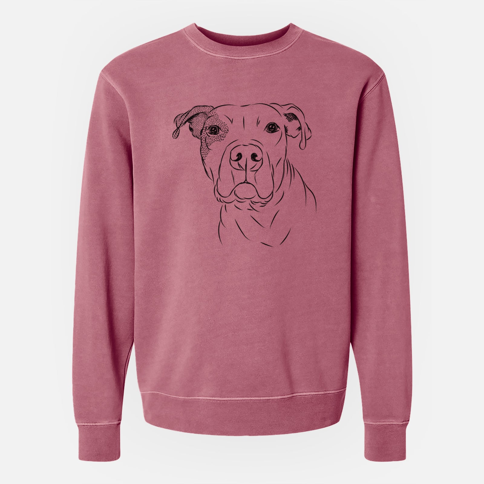 Bare Gummy the Pitbull - Unisex Pigment Dyed Crew Sweatshirt
