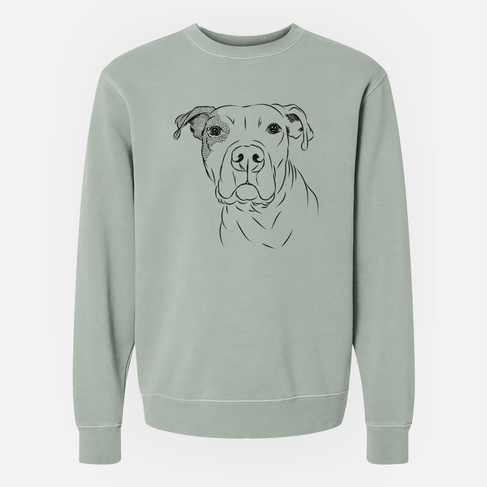 Bare Gummy the Pitbull - Unisex Pigment Dyed Crew Sweatshirt