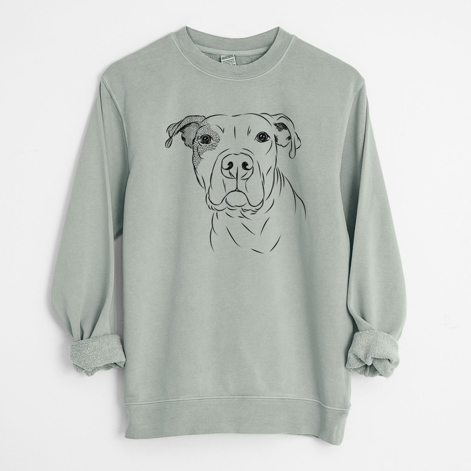 Bare Gummy the Pitbull - Unisex Pigment Dyed Crew Sweatshirt