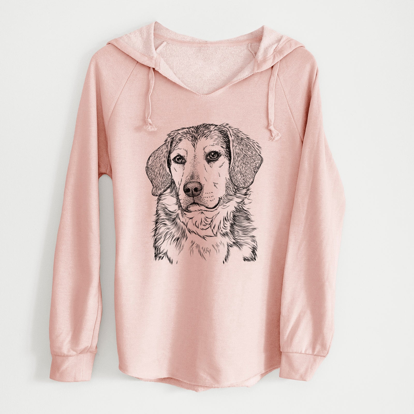Bare Gunner the Beagle Mix - Cali Wave Hooded Sweatshirt