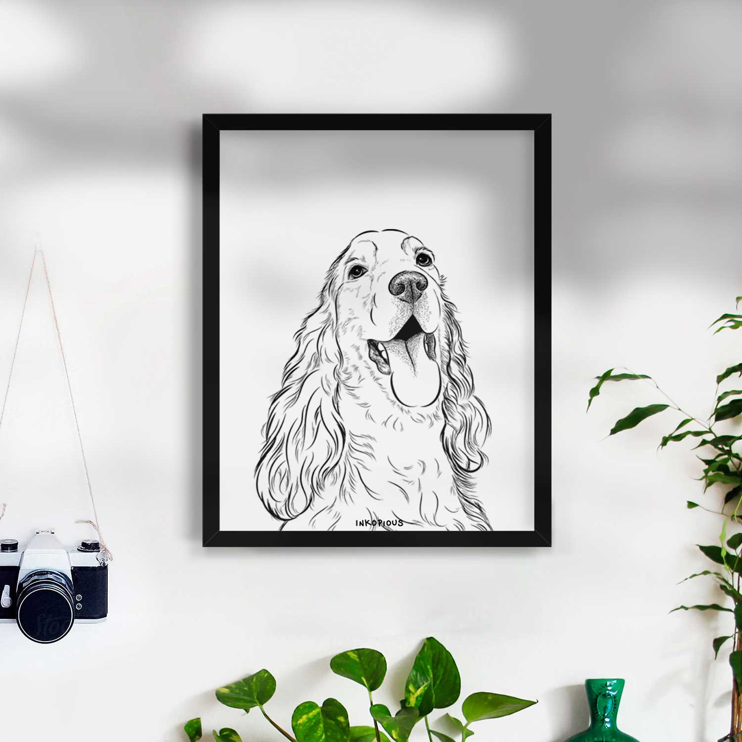 Happy Henry the English Cocker Spaniel Art Print
