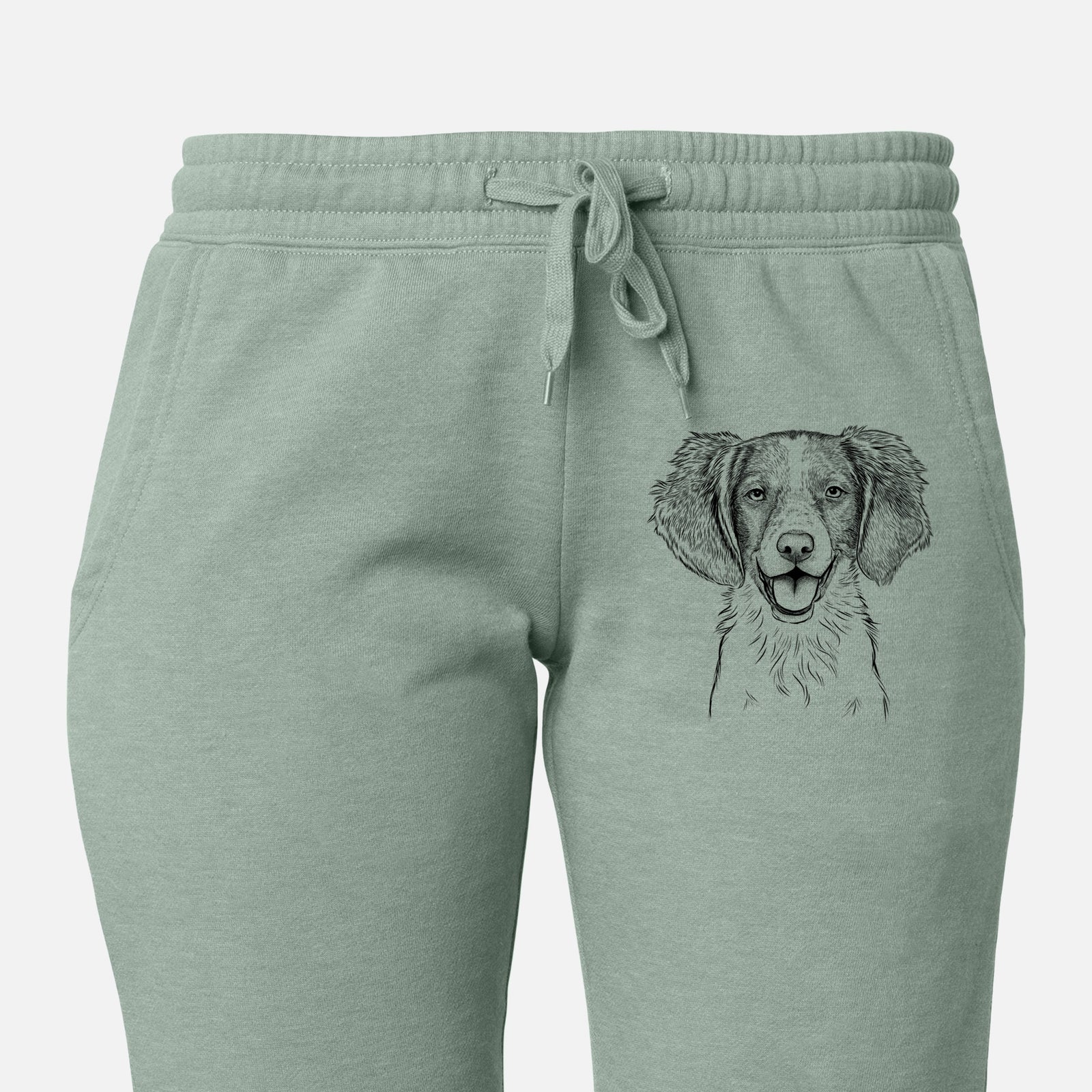 Happy Holly the Brittany Spaniel - Women's Cali Wave Joggers