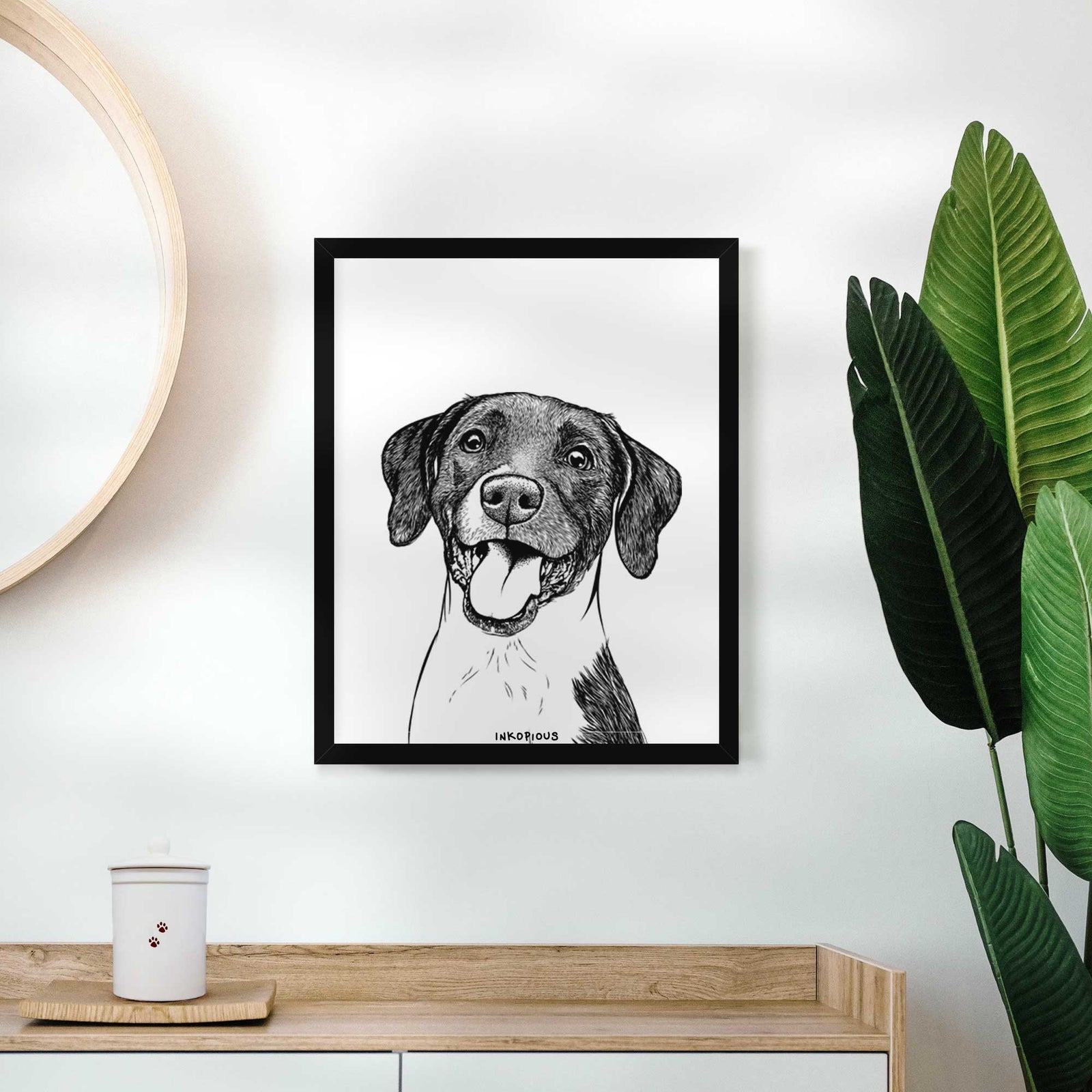 Harper the Mixed Breed Art Print