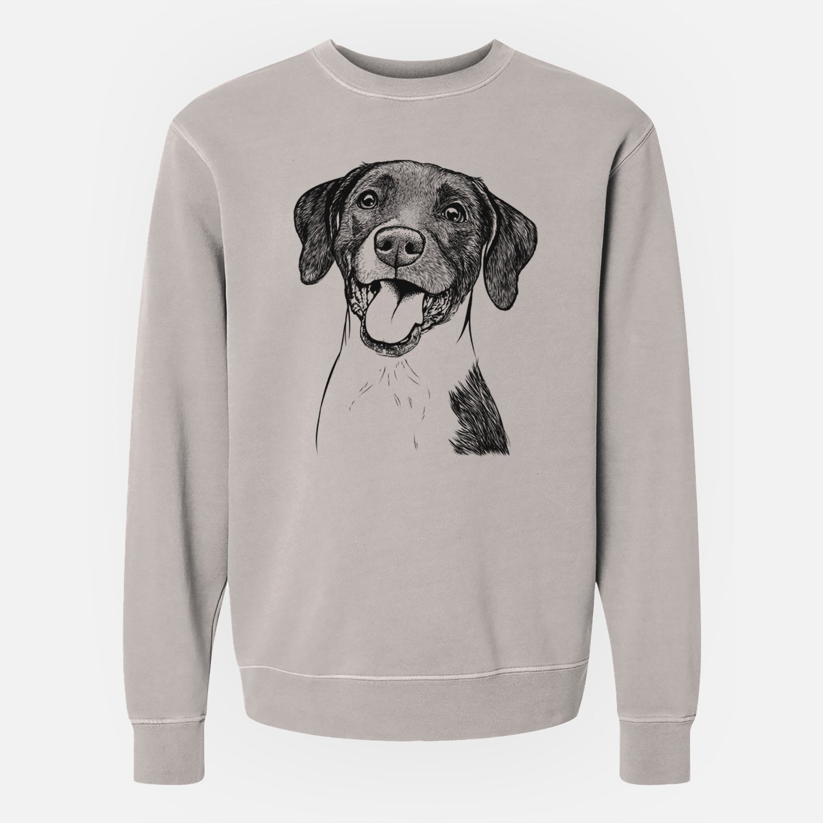 Bare Harper the Mixed Breed - Unisex Pigment Dyed Crew Sweatshirt