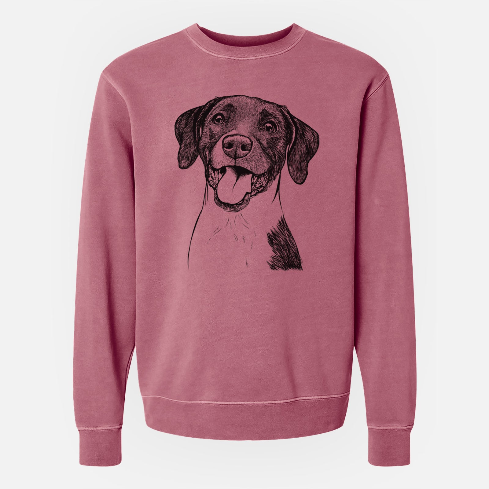 Bare Harper the Mixed Breed - Unisex Pigment Dyed Crew Sweatshirt