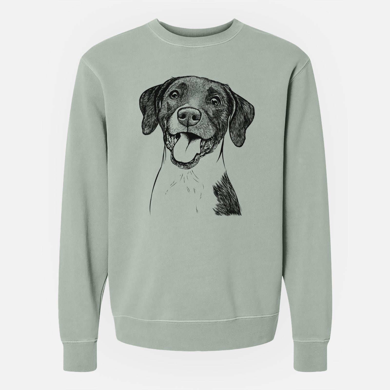 Bare Harper the Mixed Breed - Unisex Pigment Dyed Crew Sweatshirt