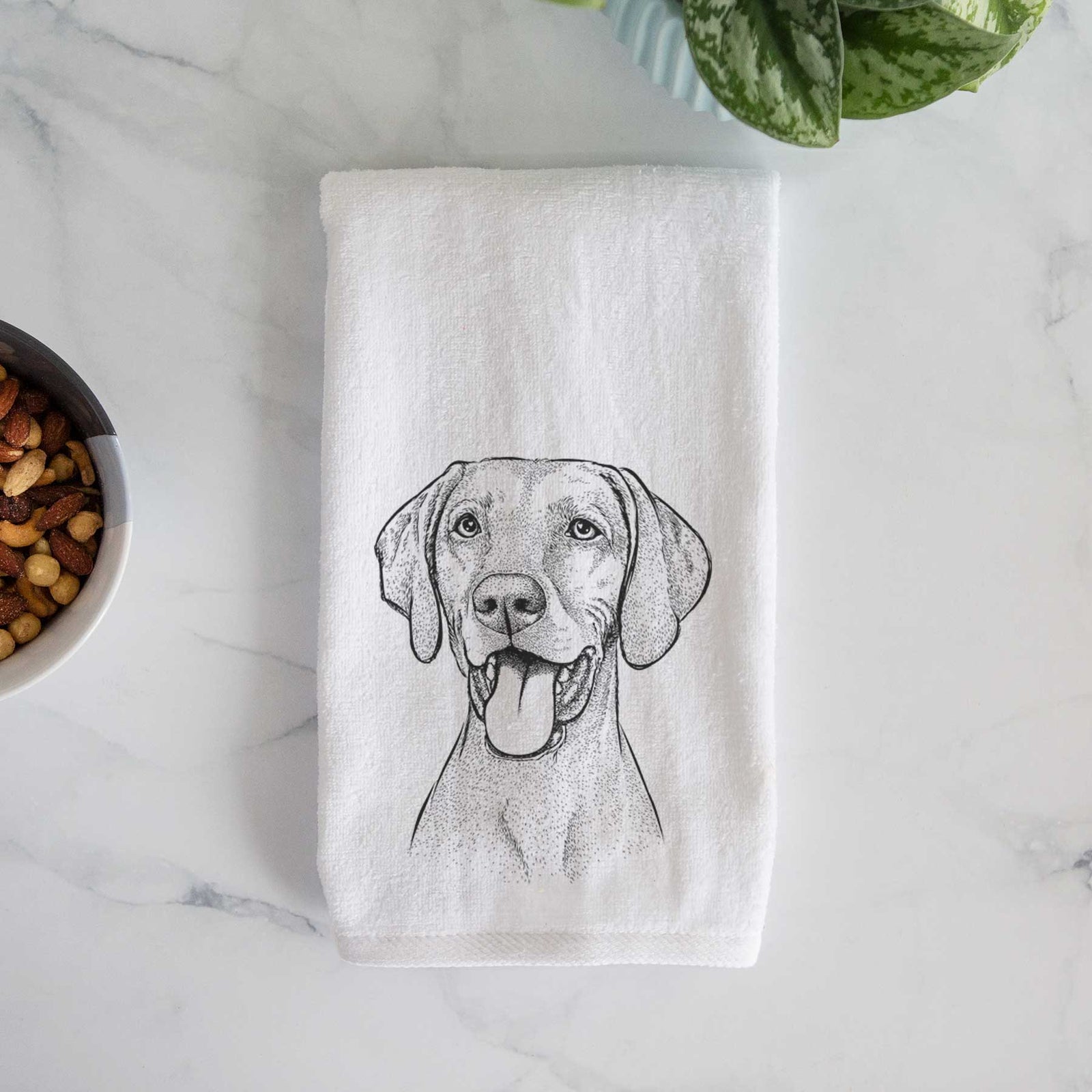 Harper the Vizsla Decorative Hand Towel