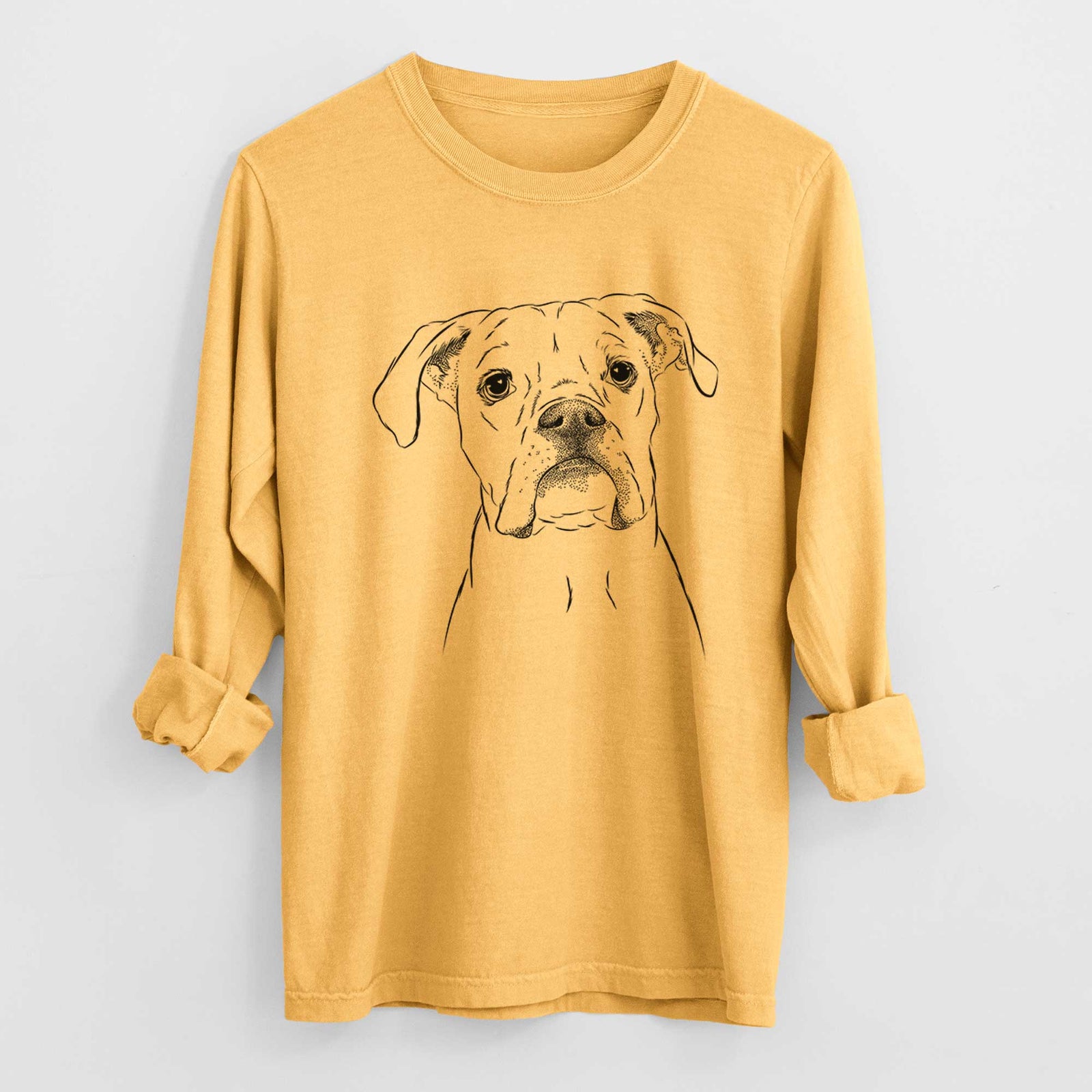 Bare Henley the Boxer - Heavyweight 100% Cotton Long Sleeve
