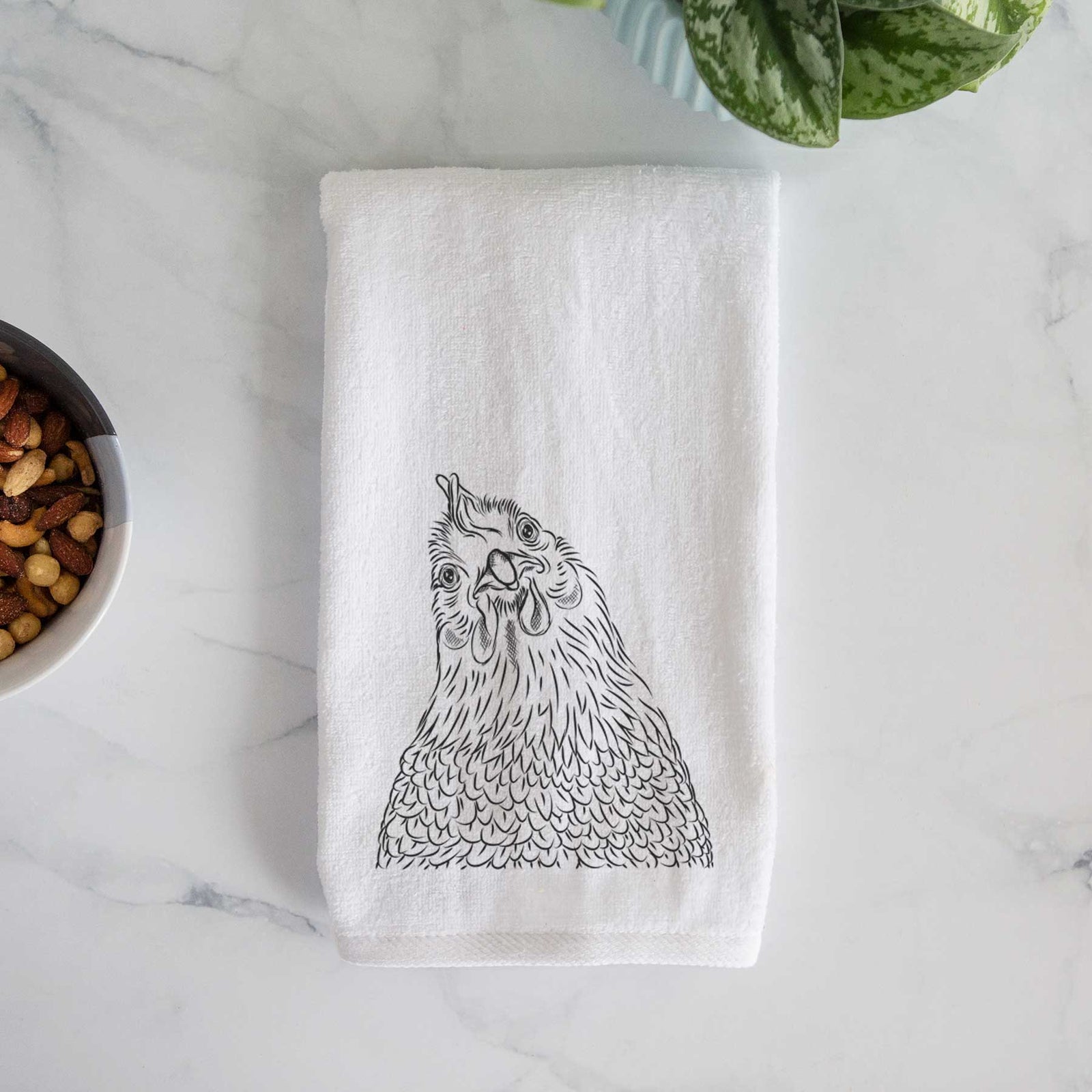 Henrietta the Chicken Decorative Hand Towel