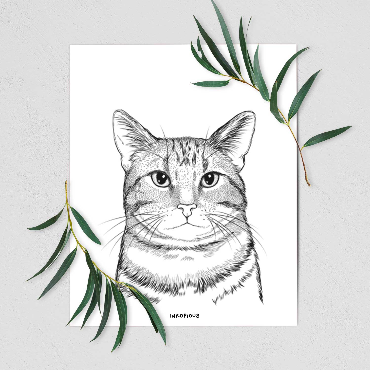 Henry the Bengal Cat Art Print