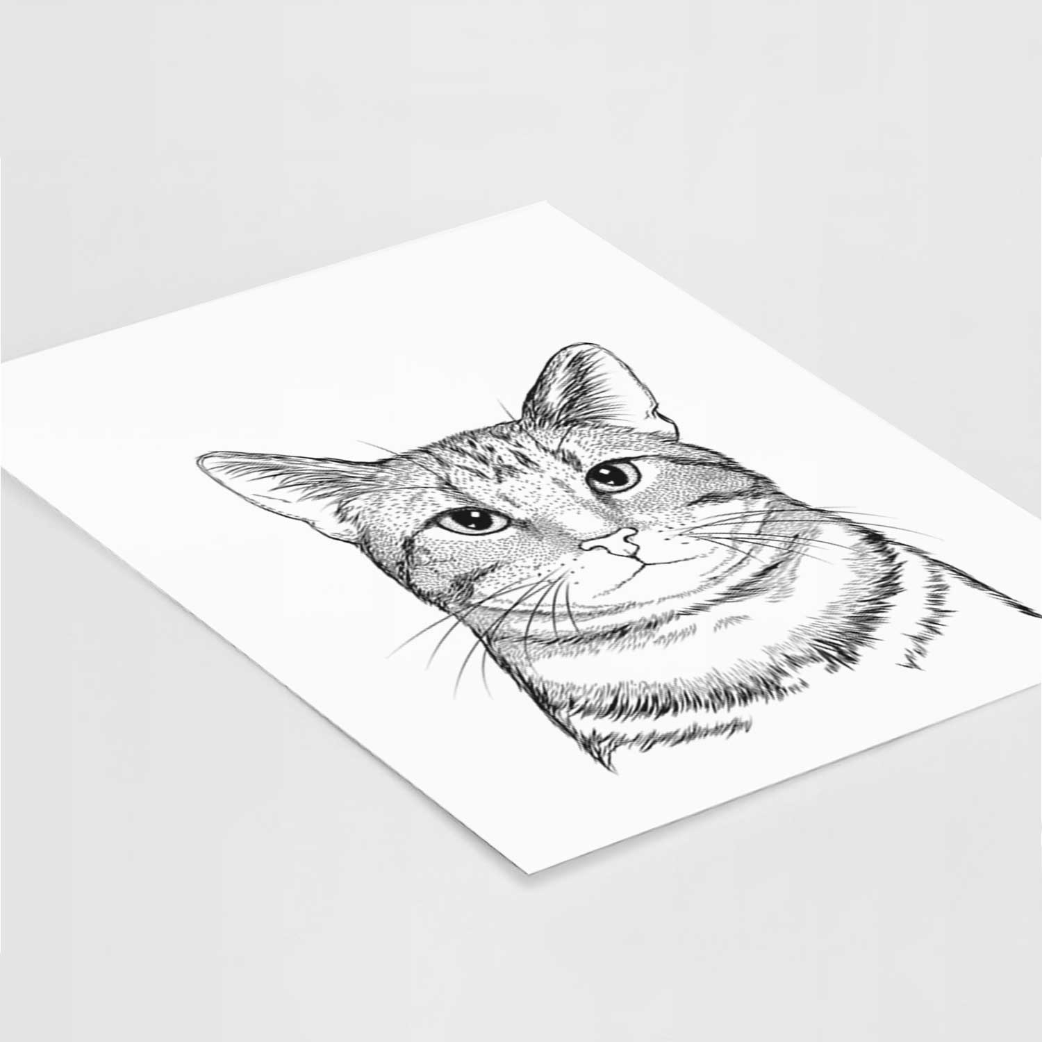 Henry the Bengal Cat Art Print