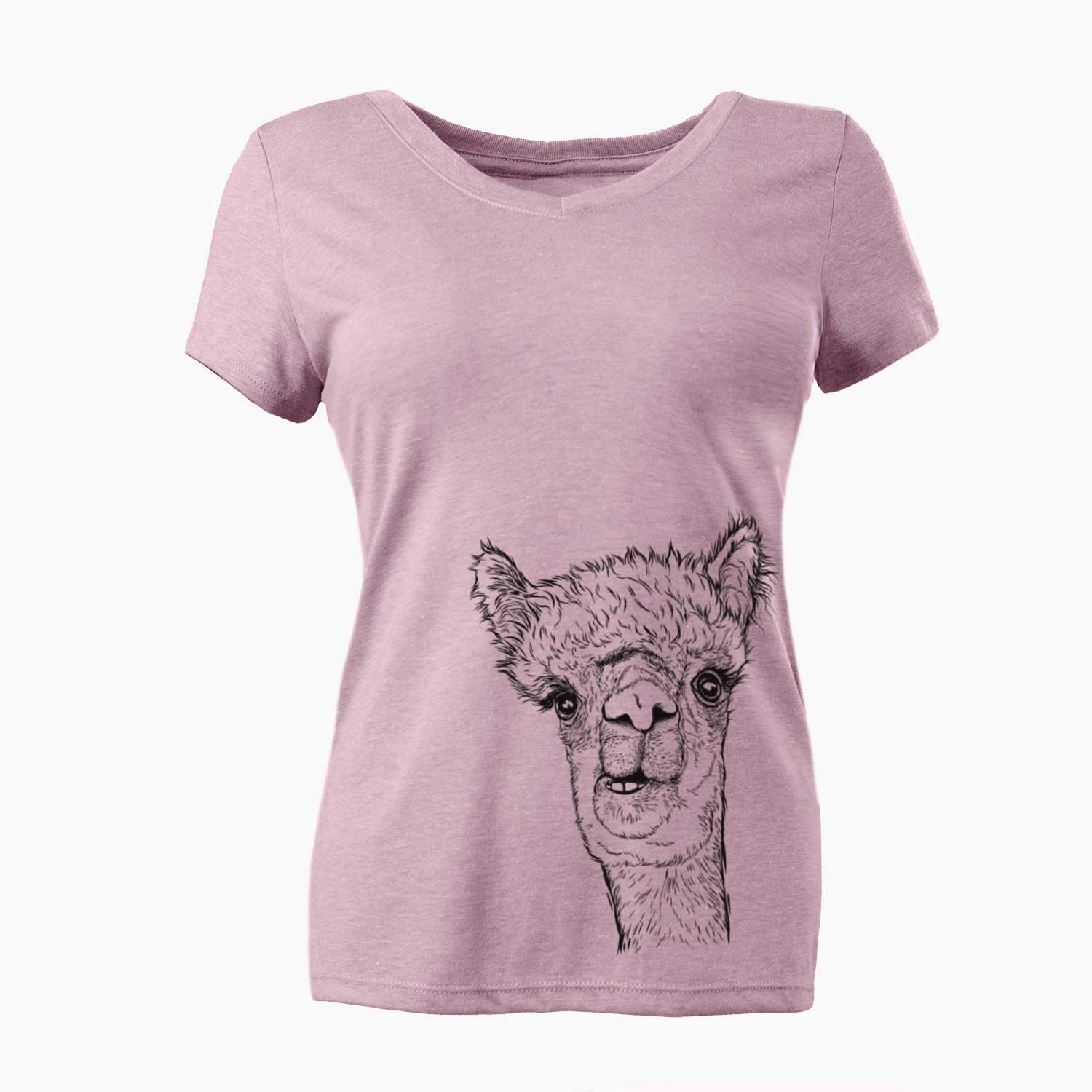 Bare Henry the Alpaca - Women's V-neck Shirt