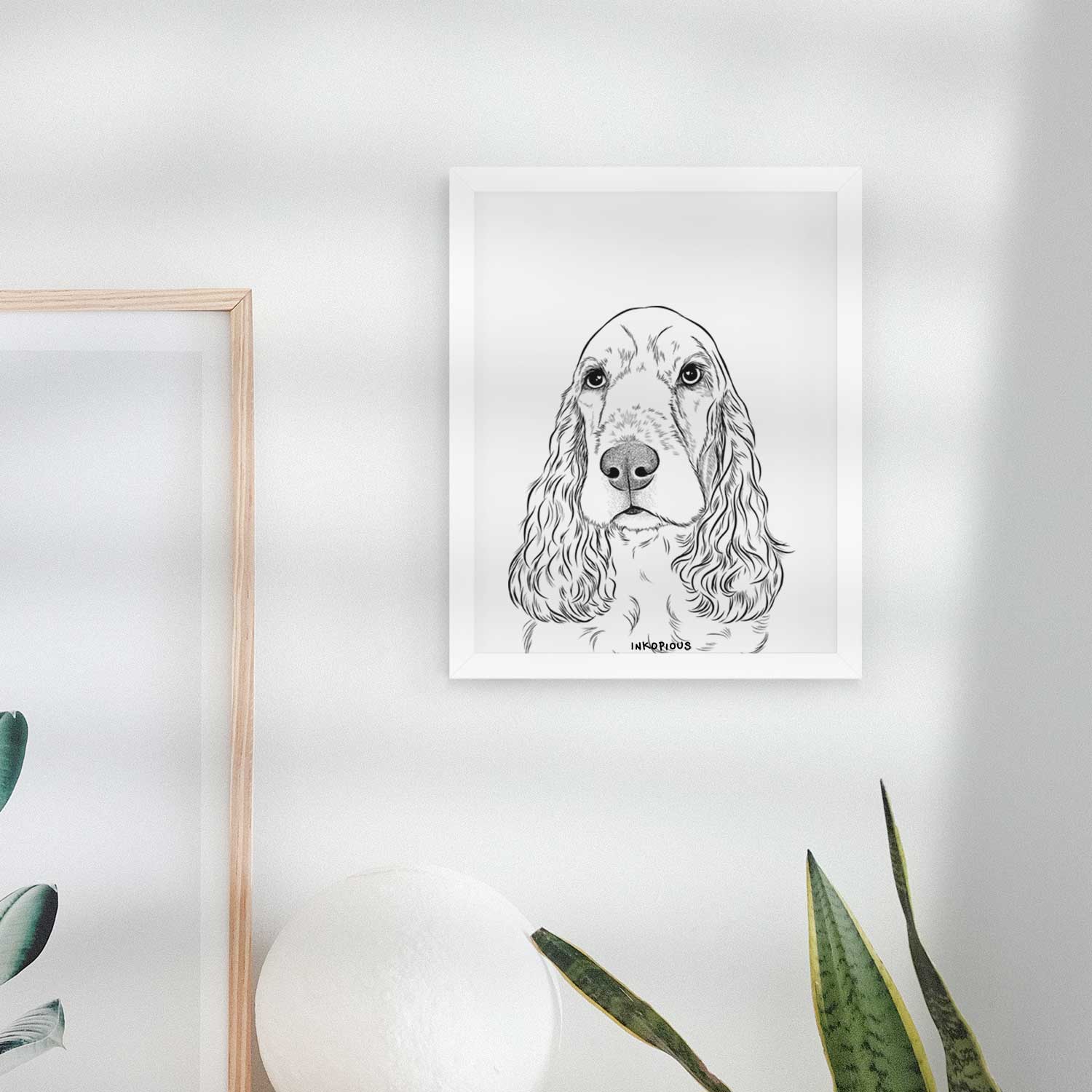 Henry the English Cocker Spaniel Art Print