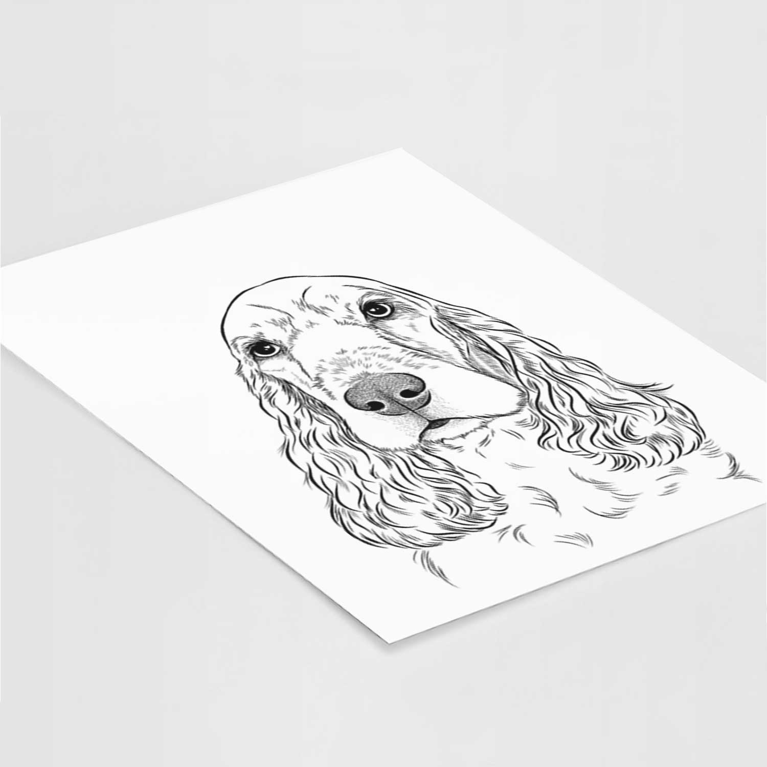 Henry the English Cocker Spaniel Art Print