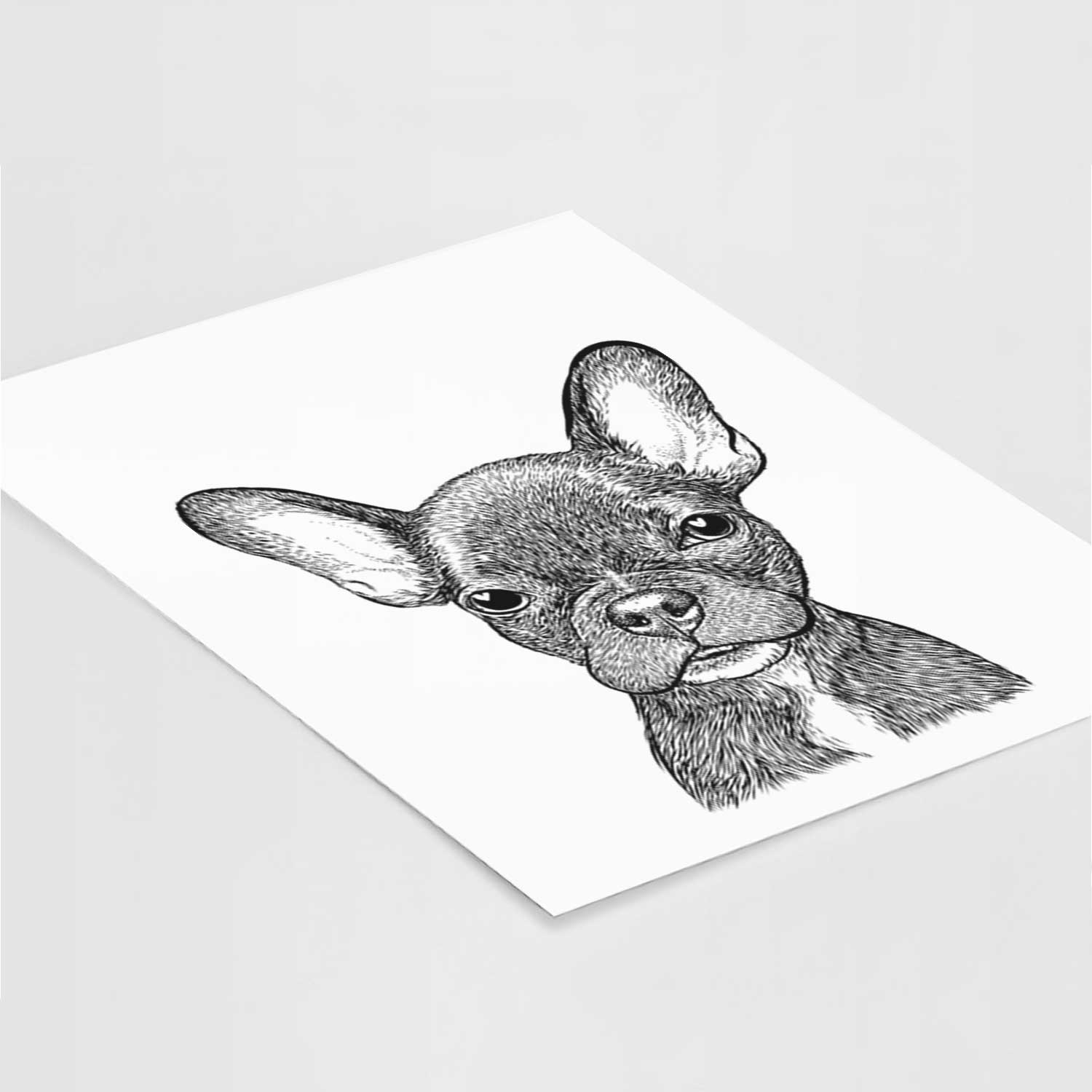 Henry the French Bulldog Art Print