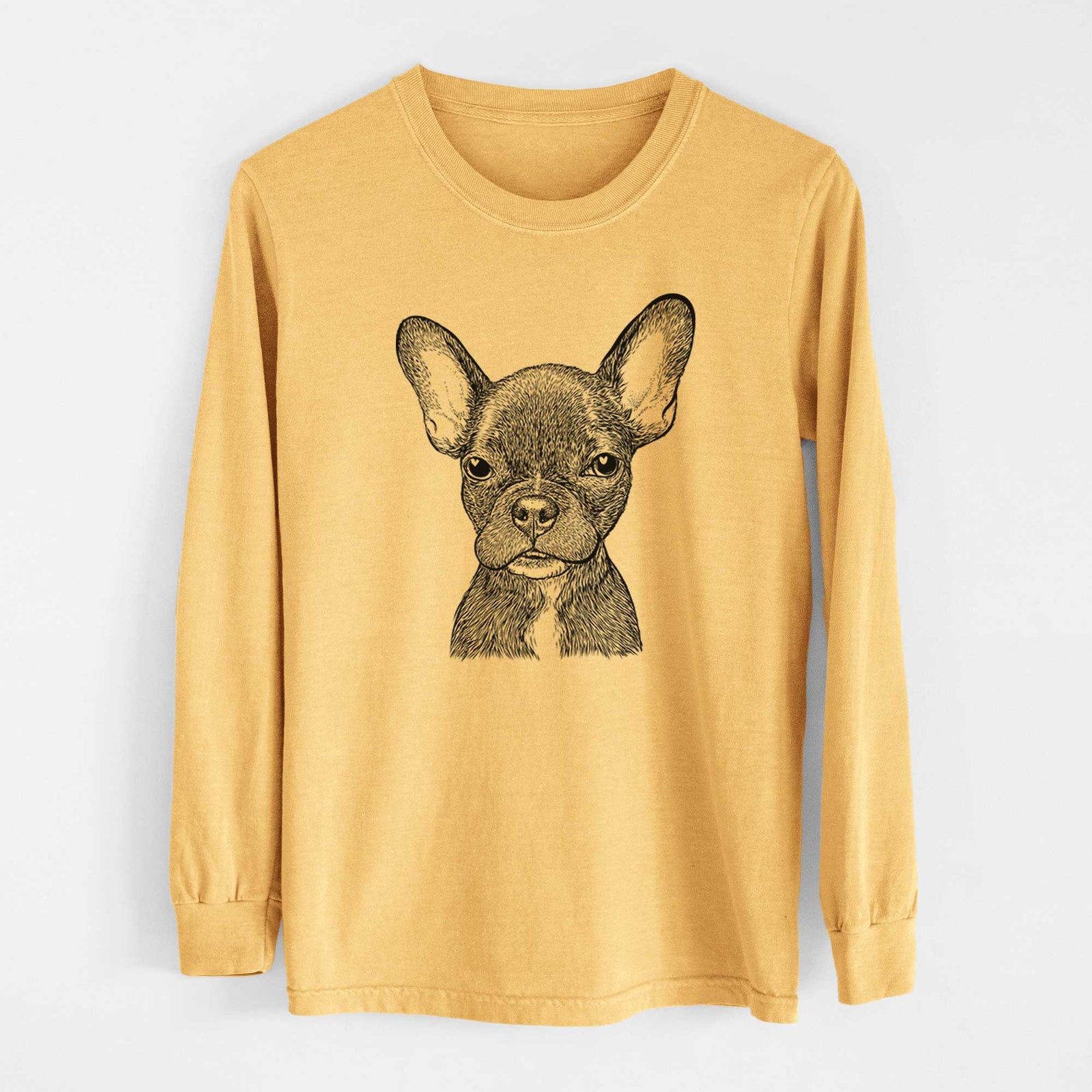 Bare Henry the French Bulldog - Heavyweight 100% Cotton Long Sleeve