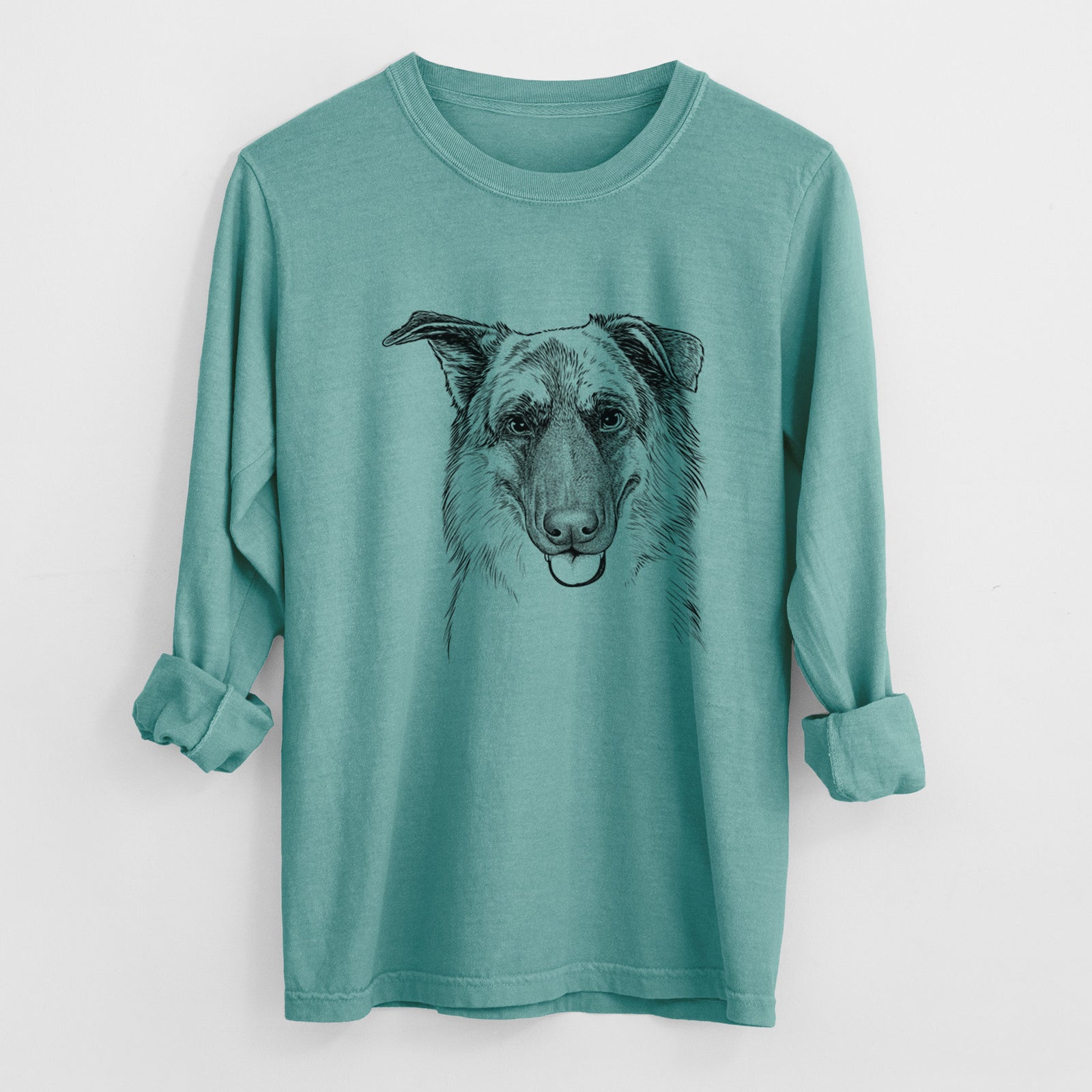 Bare Henry the German Shepherd - Heavyweight 100% Cotton Long Sleeve