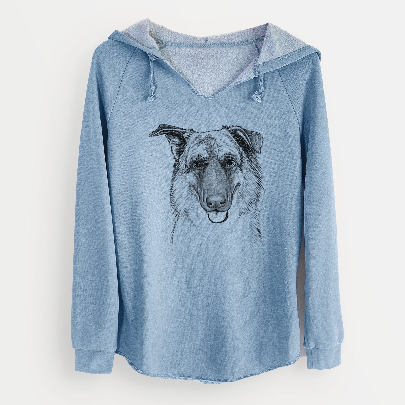 Bare Henry the German Shepherd - Cali Wave Hooded Sweatshirt