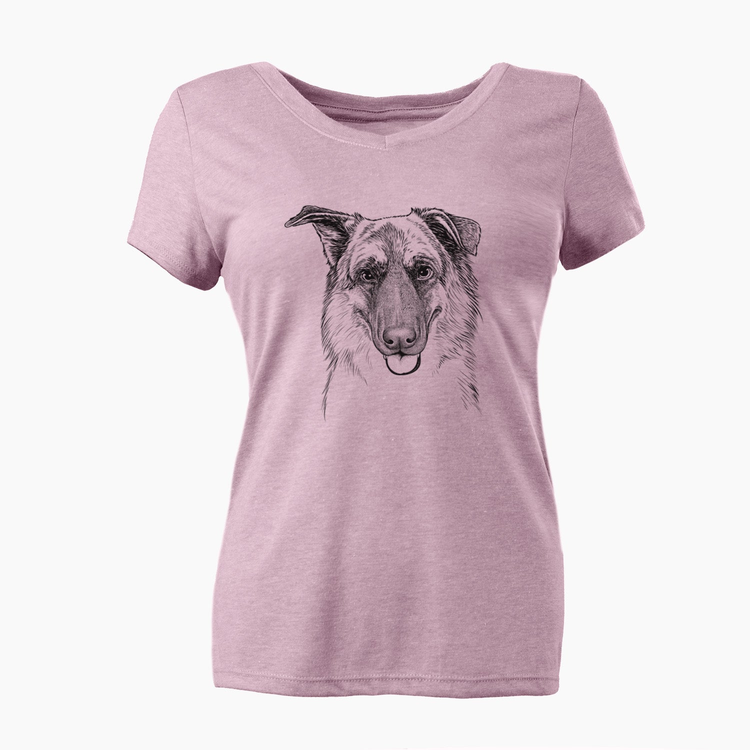 Bare Henry the German Shepherd - Women's V-neck Shirt