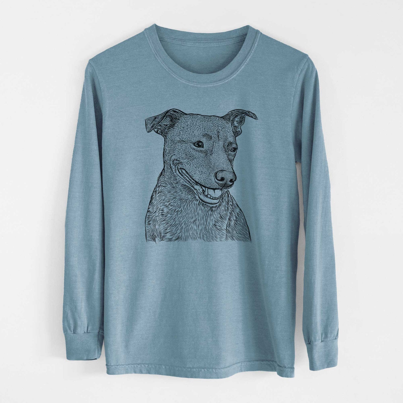 Bare Honey the Lab Pit Mix - Heavyweight 100% Cotton Long Sleeve