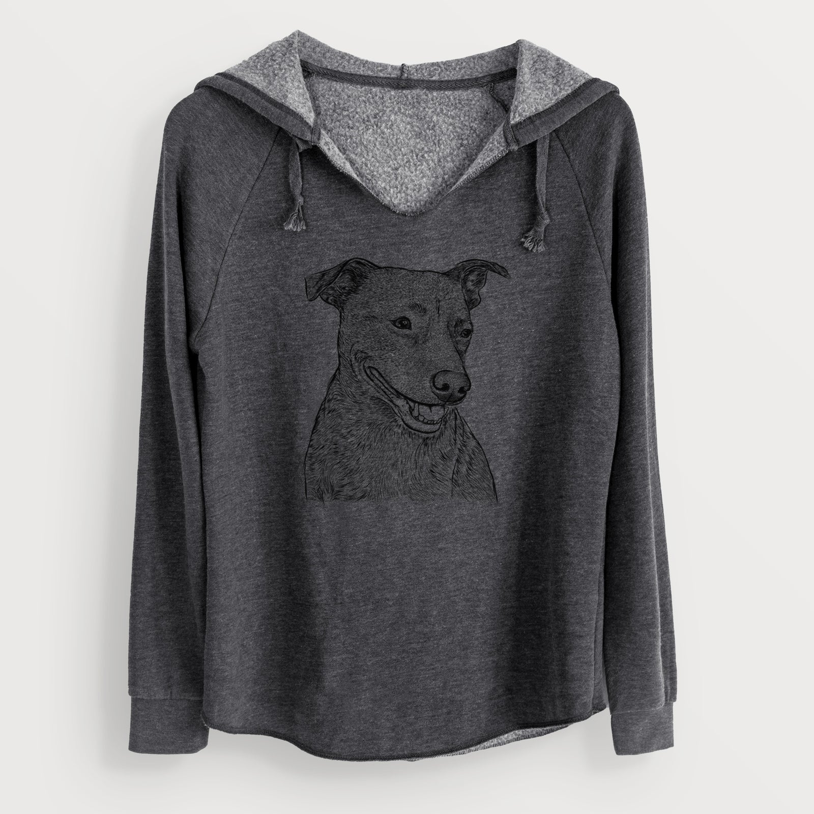 Bare Honey the Lab Pit Mix - Cali Wave Hooded Sweatshirt