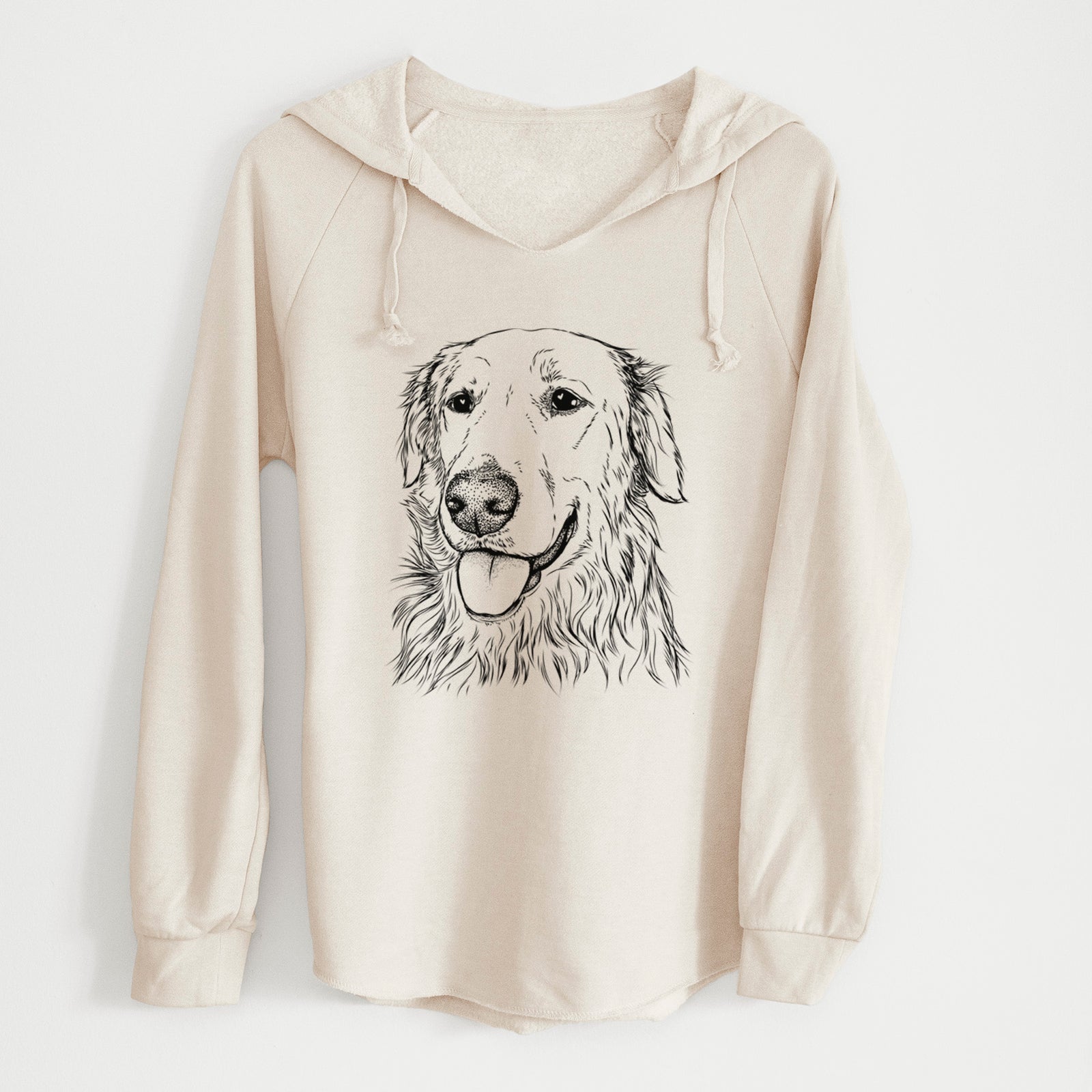 Bare Hopper the Golden Retriever - Cali Wave Hooded Sweatshirt