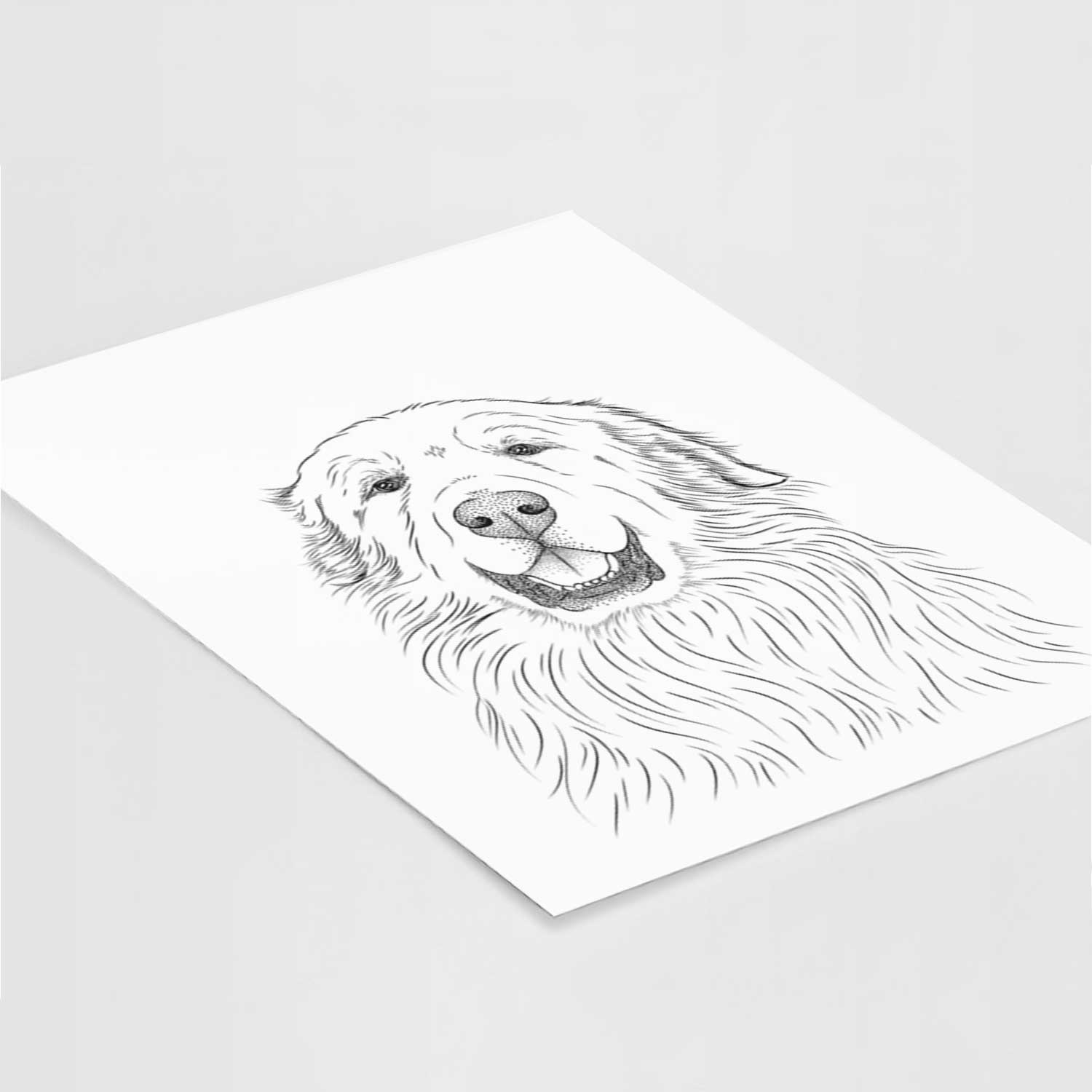 Horton the Great Pyrenees Art Print