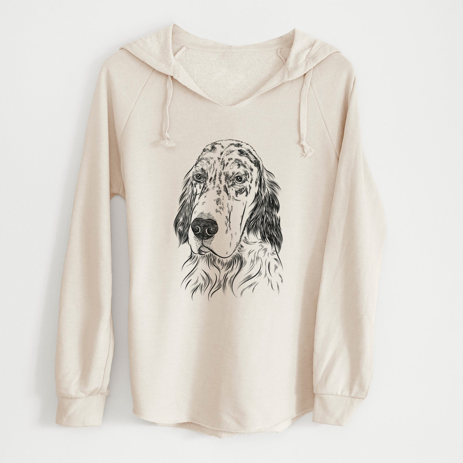 Bare Hutch the English Setter - Cali Wave Hooded Sweatshirt