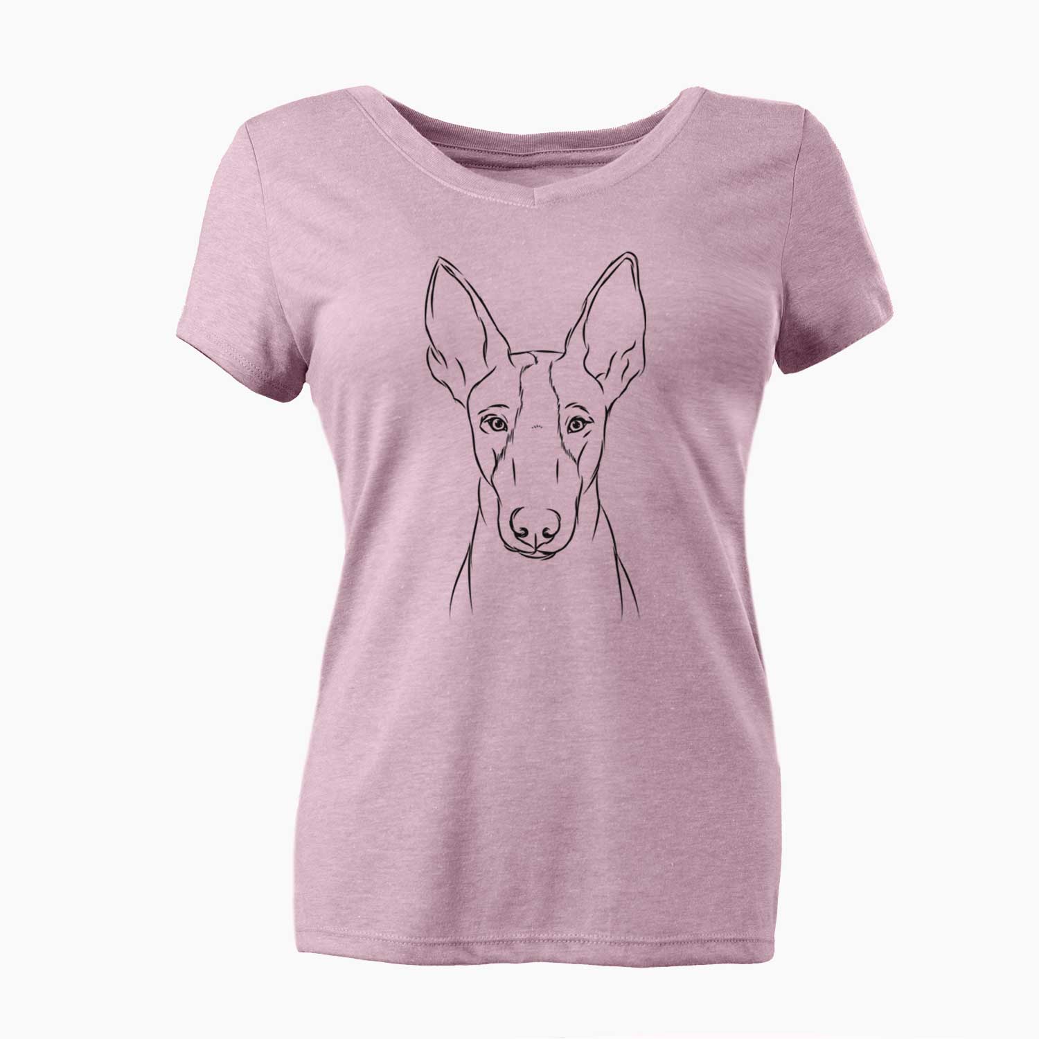 Bare Indy the Ibizan Hound - Women's V-neck Shirt