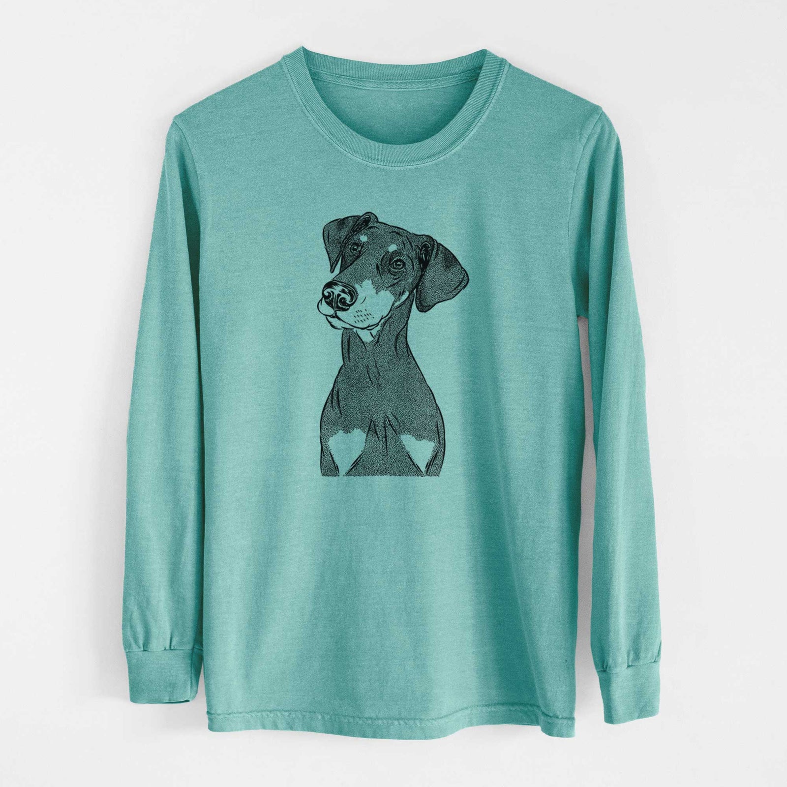 Bare Iroh the Doberman Pinscher - Heavyweight 100% Cotton Long Sleeve